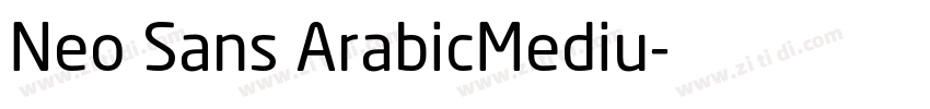 Neo Sans ArabicMediu字体转换